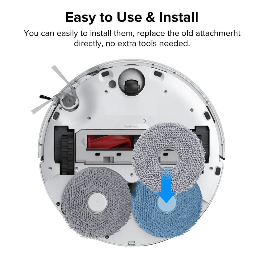 Giẻ lau xoay cho Robot hút bụi Roborock Qrevo Curv